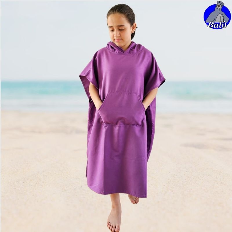 GENERICO - Poncho cambiador en microfibra ultrafina