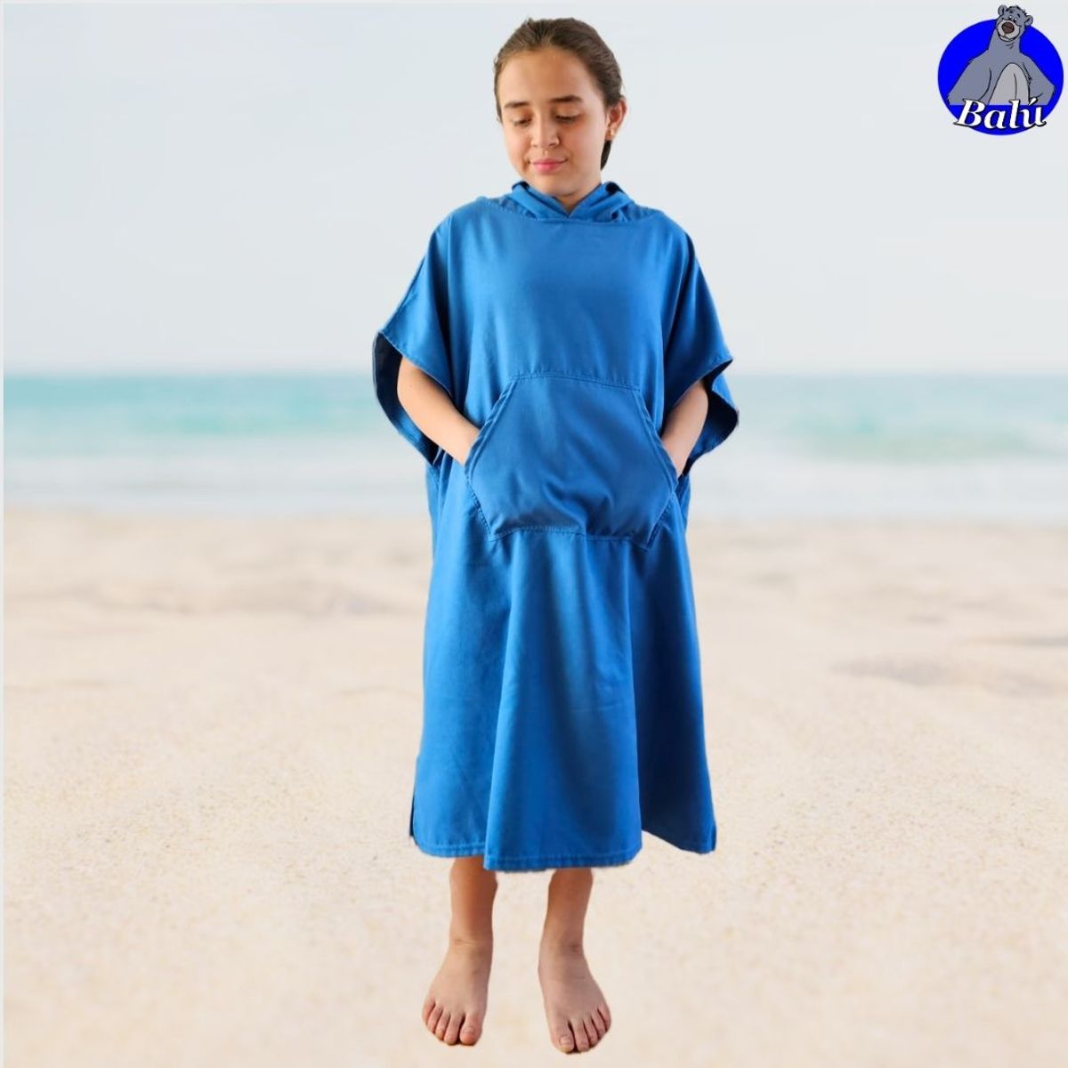 GENERICO - Poncho cambiador en microfibra ultrafina