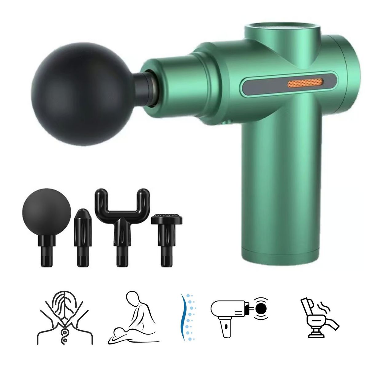 MASSAGE GUNS - Pistola de Vibración para Aliviar el Dolor Muscular Portátil