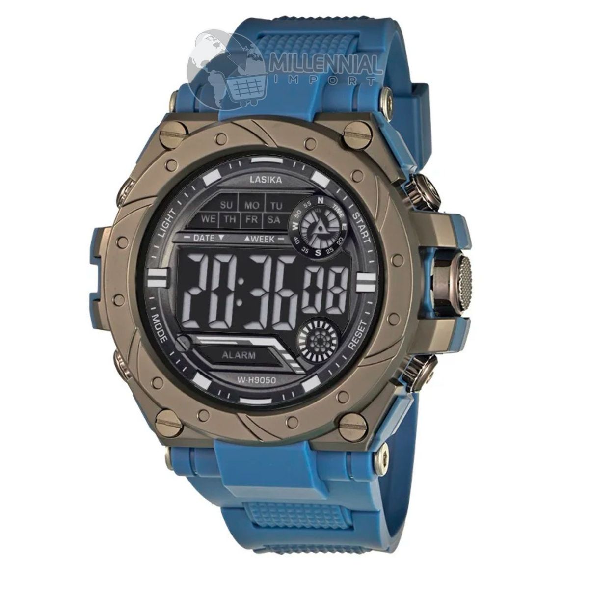 GENERICO - Reloj Deportivo Analógico Digital para Hombre