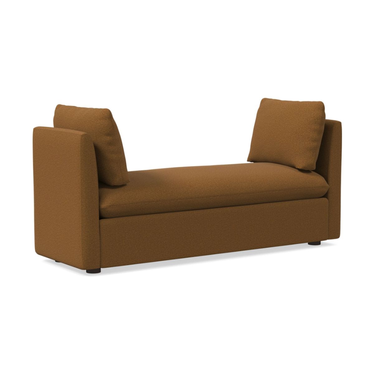 HOGAR & SPACIOS - HYS BANQUETA VITTO CAPITONE MARRON