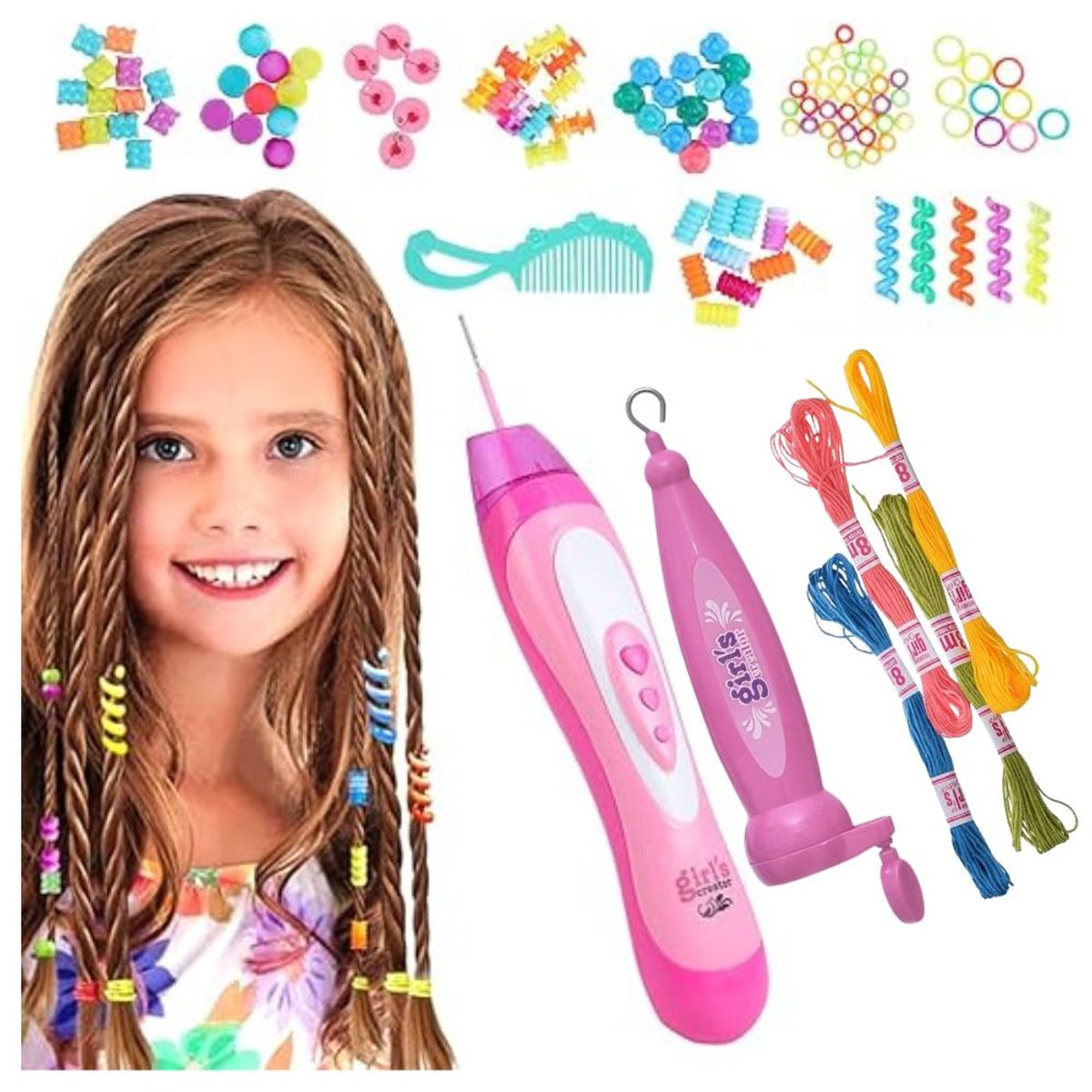 GENERICO - Fashion Hair Set Peinados Creativos con Máquina de Trenzado