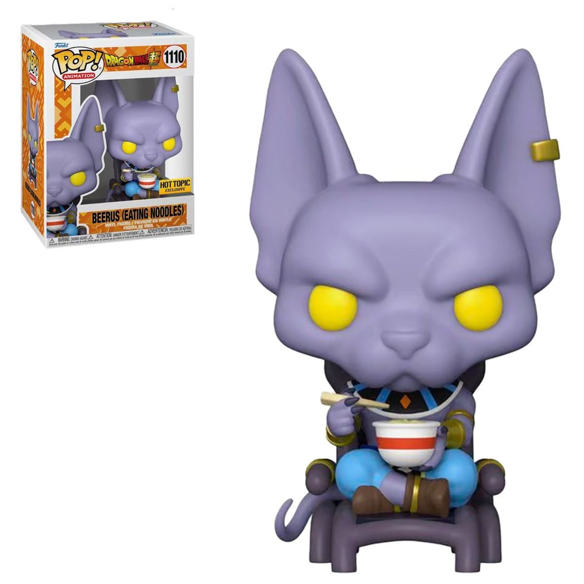FUNKO - Funko POP Dragon Ball Super Beerus Hot Topic Exclusivo