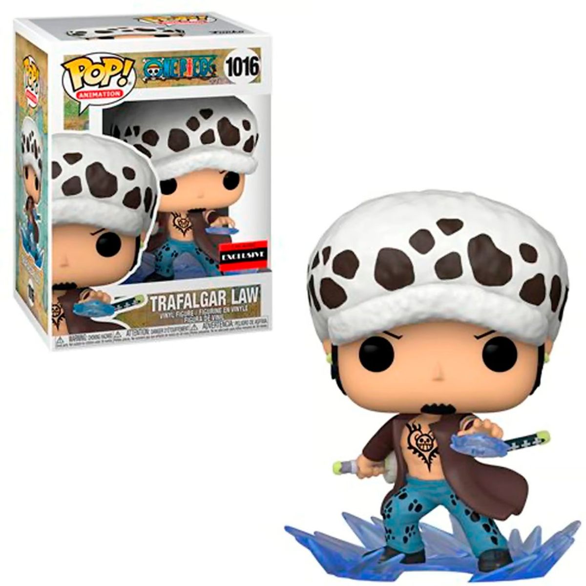 FUNKO - Funko POP One Piece Trafalgar Law AAA Anime Exclusivo