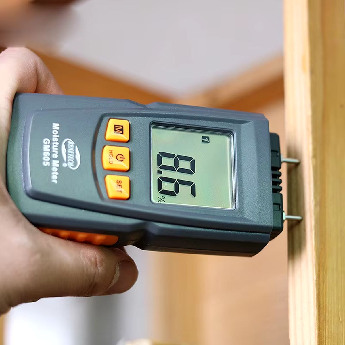 BENETECH - Medidor de Humedad de Madera Concreto Materiales - BENETECH GM605