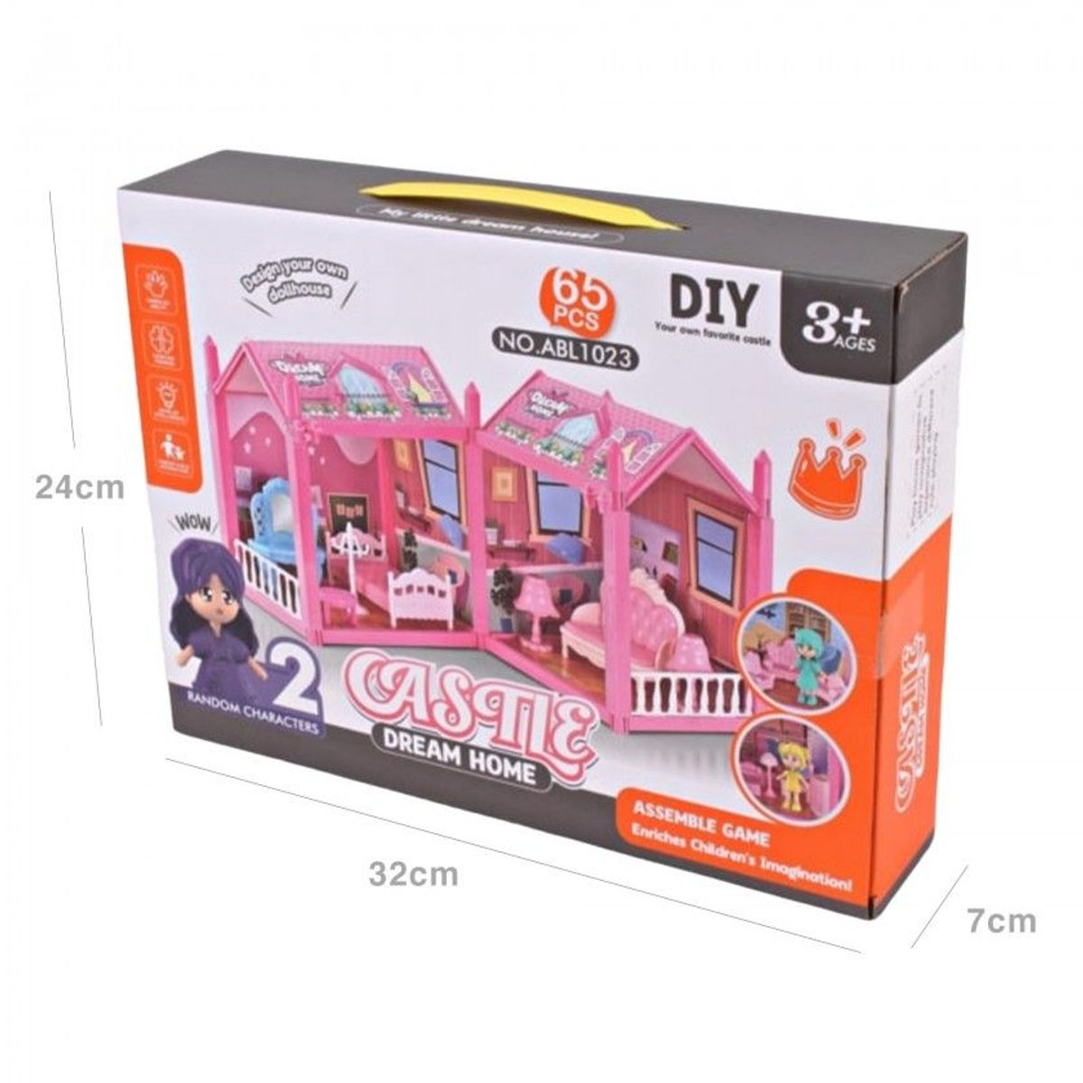 GENERICO - CASA PLEGABLE DE MUÑECA