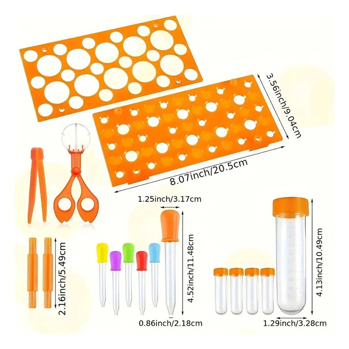 GENERICO - Set de Ciencia Infantil Tubos de Ensayo Con Soporte