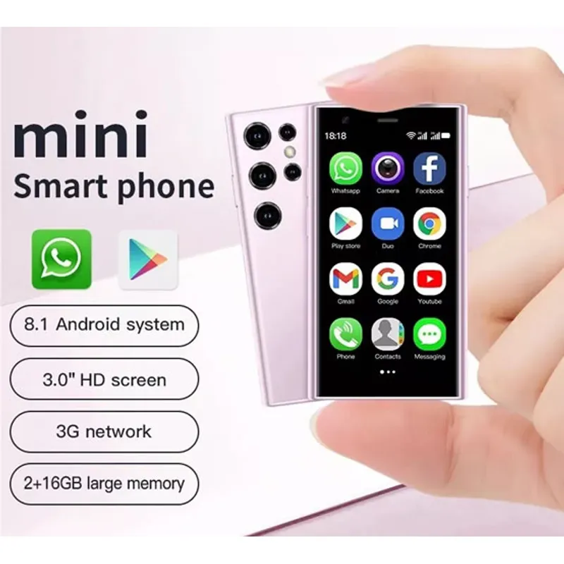 GENERICO - Mini smartphone S23 Purpura