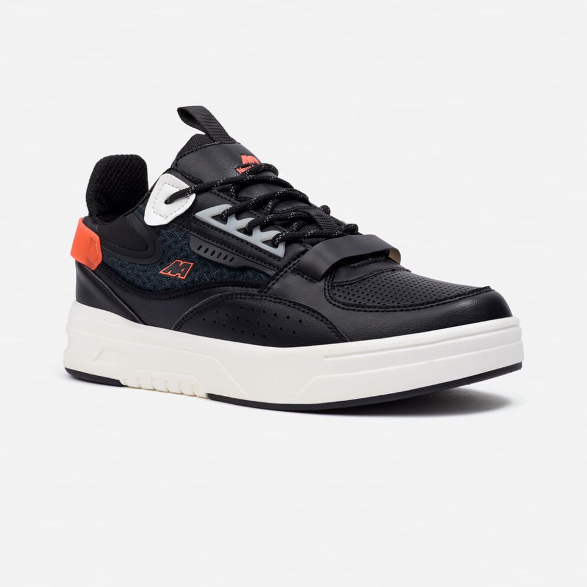 NEW ATHLETIC - Zapatillas New Athletic Skateboarding Flip74 Negro Con Naranja Hombre