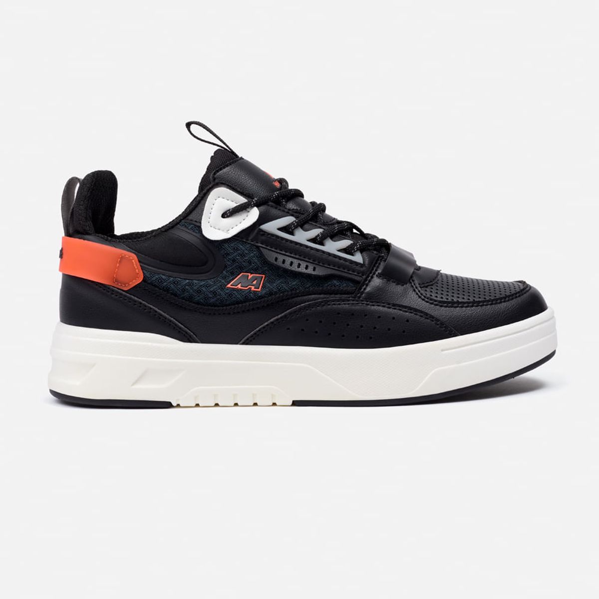 NEW ATHLETIC - Zapatillas New Athletic Skateboarding Flip74 Negro Con Naranja Hombre