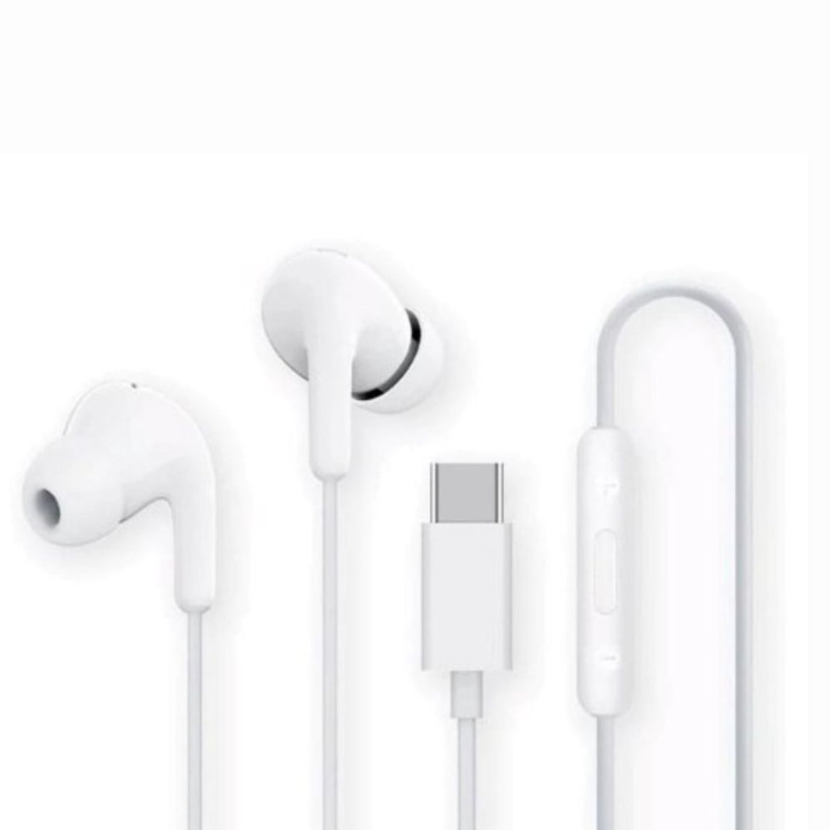 XIAOMI - Audifono Xiaomi Tipo C Con Control de Volumen Blanco - Original