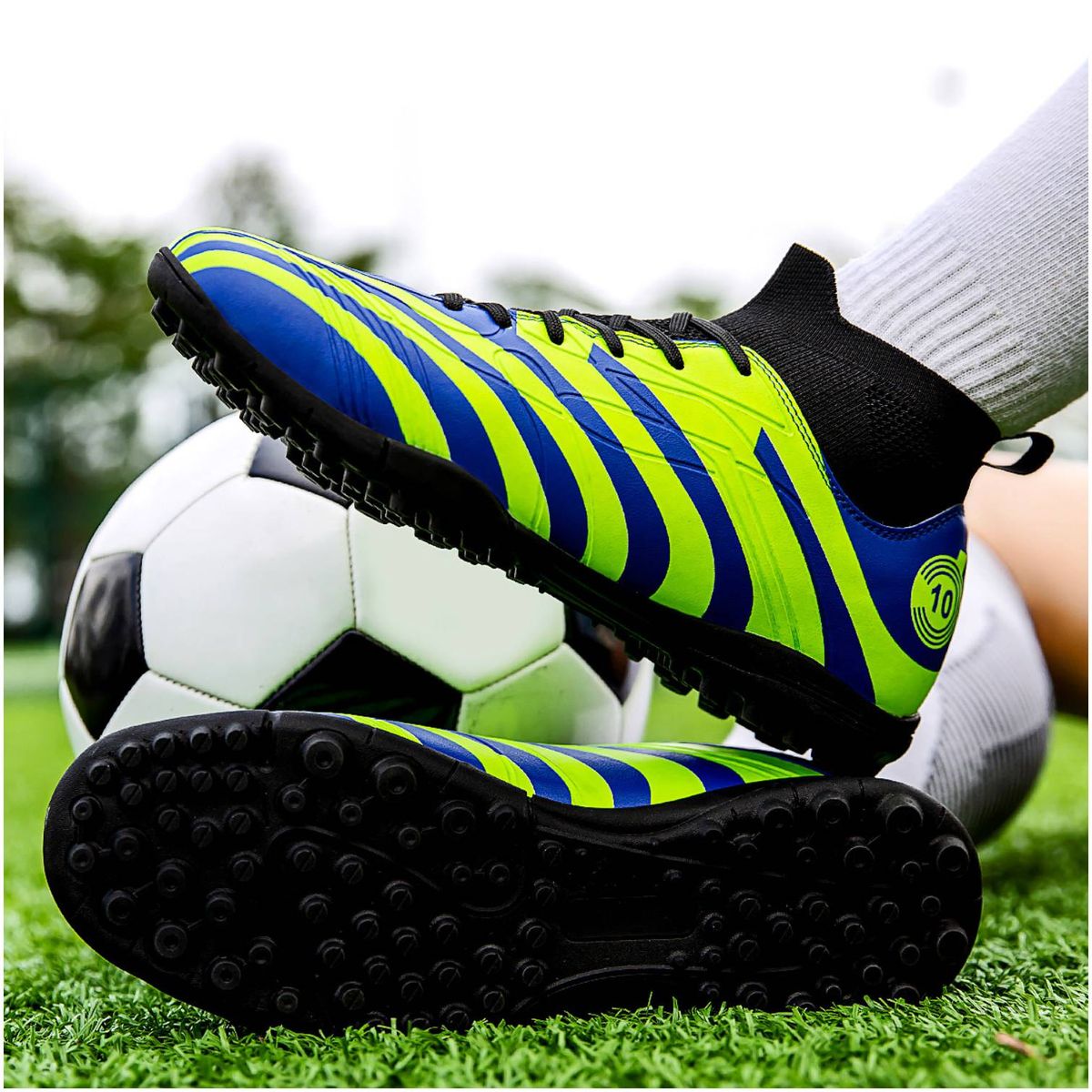 CURMOON - Zapatillas Fútbol Escolar Unisex Curmoon - Regalo