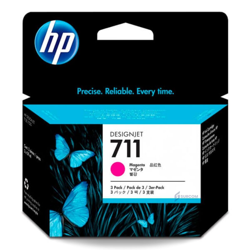 HP - CARTUCHO DE TINTA HP 711 MAGENTA 29ml (CZ131A) ORIGINAL