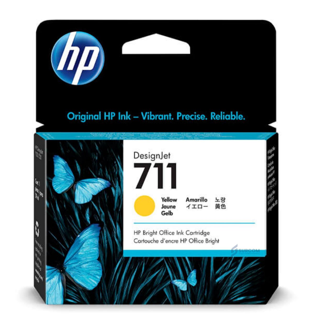 HP - Cartucho de Tinta HP 711 Amarillo 29 ml Original