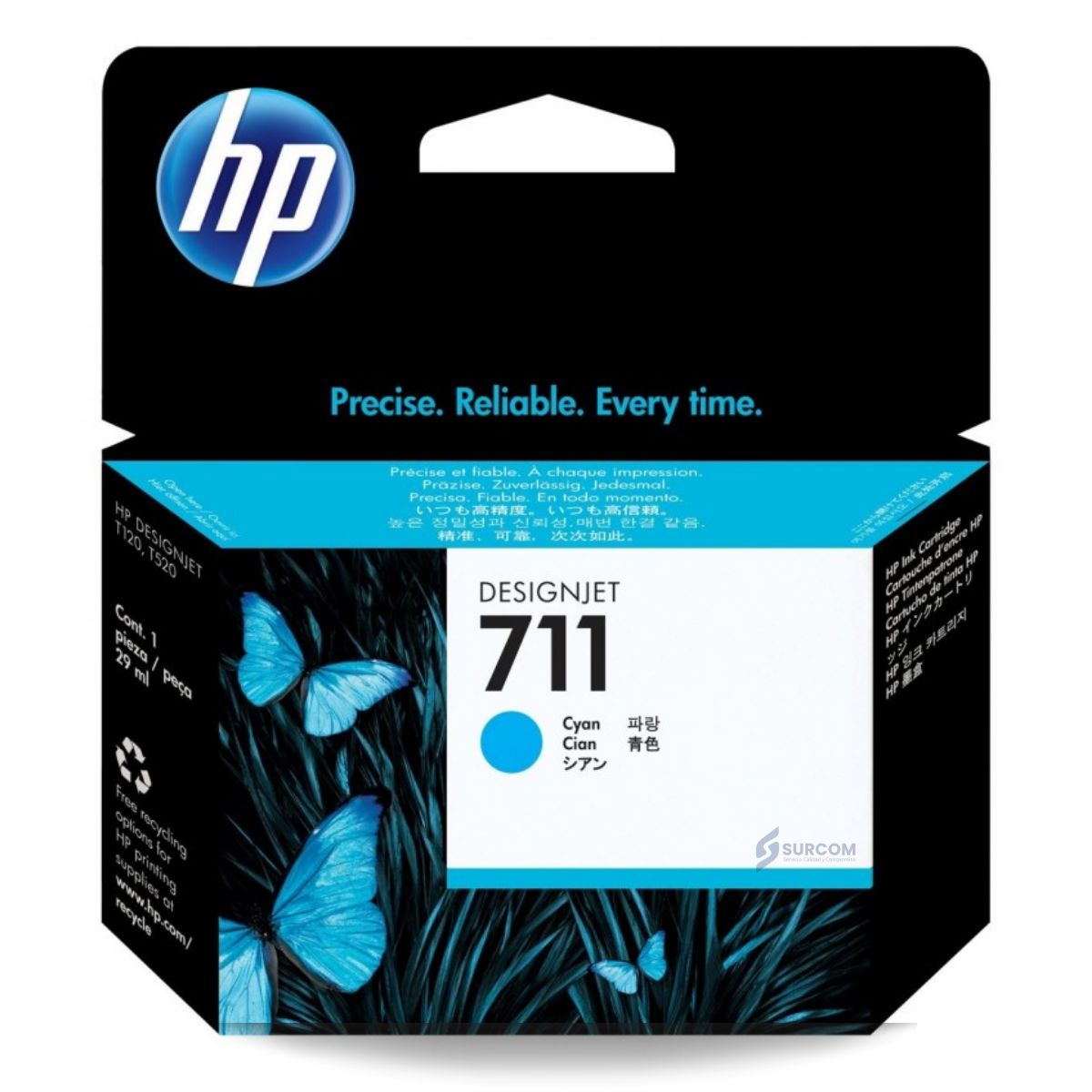 HP - Cartucho de Tinta HP 711 Cyan 29 ml  Original