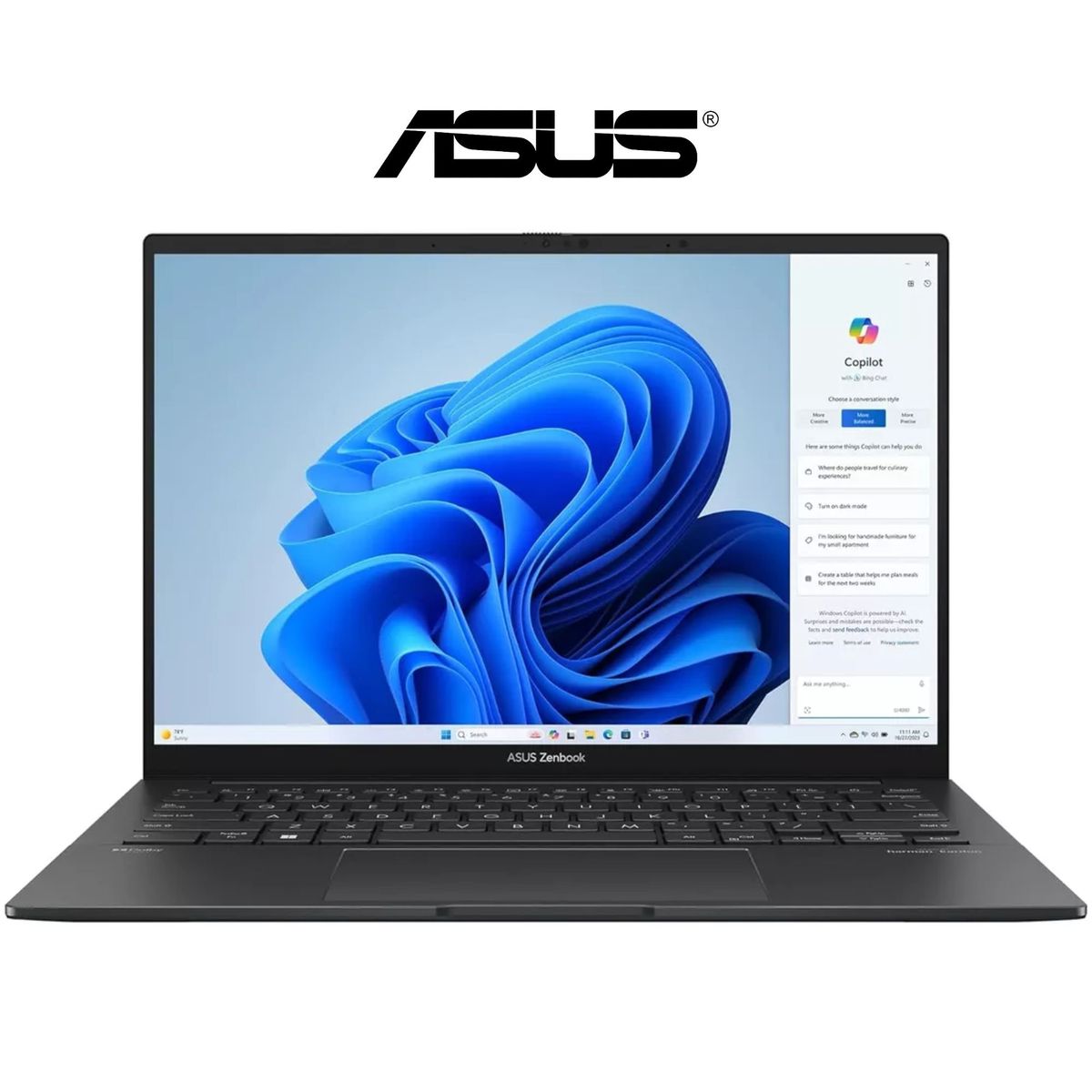 ASUS - Laptop Asus Zenbook UM3406KA-QD092W 14" WUXGA OLED, AMD Ryzen AI 7-350, Ram 16GB, Ssd 1 TB, Win 11