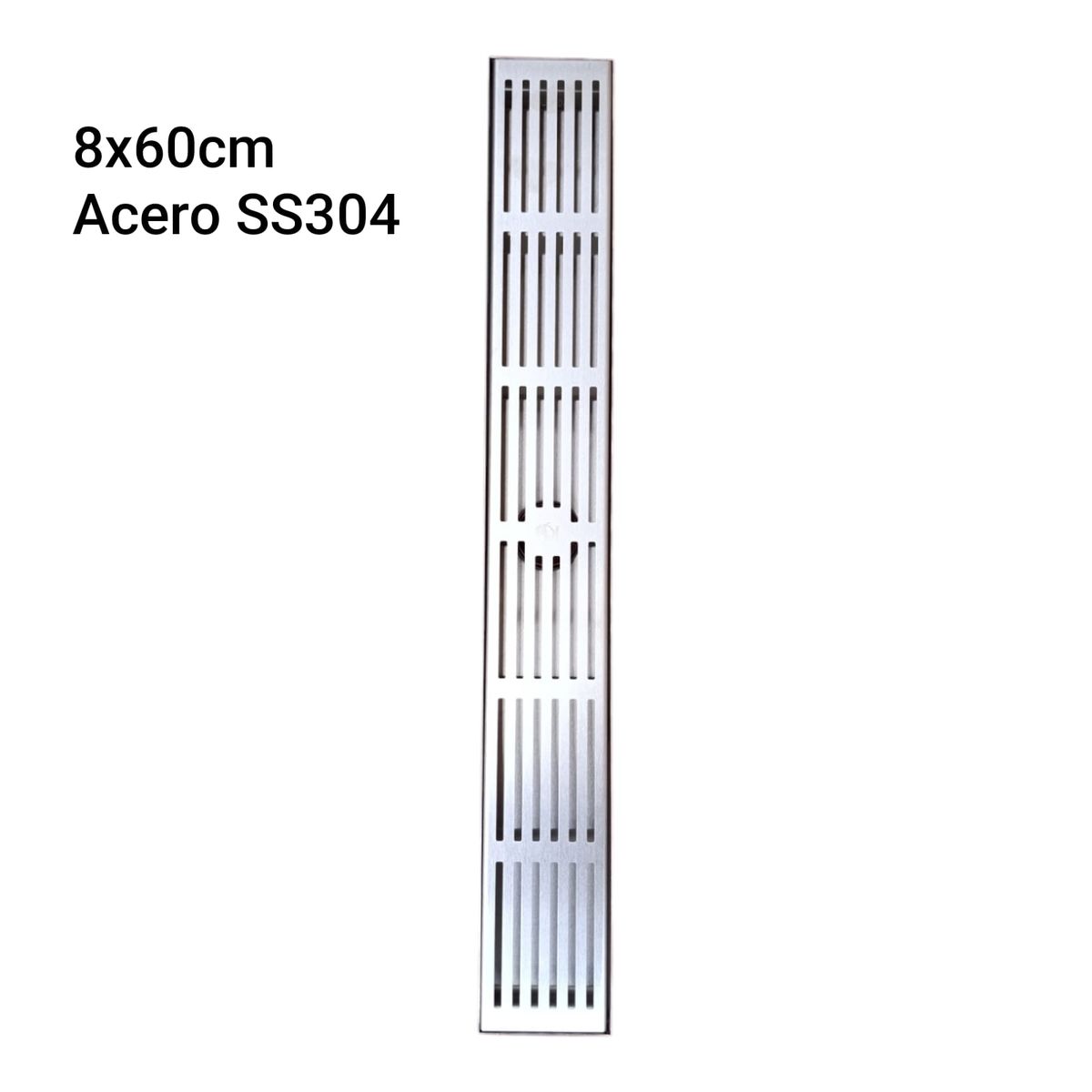 GENERICO - Desagüe Sumidero Rejilla Lineal 8x60cm Acero Inoxidable SUS 304