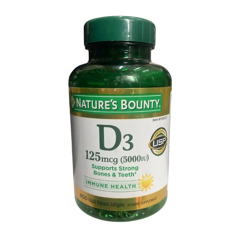 GENERICO - d3 125 mcg nature´s bounty