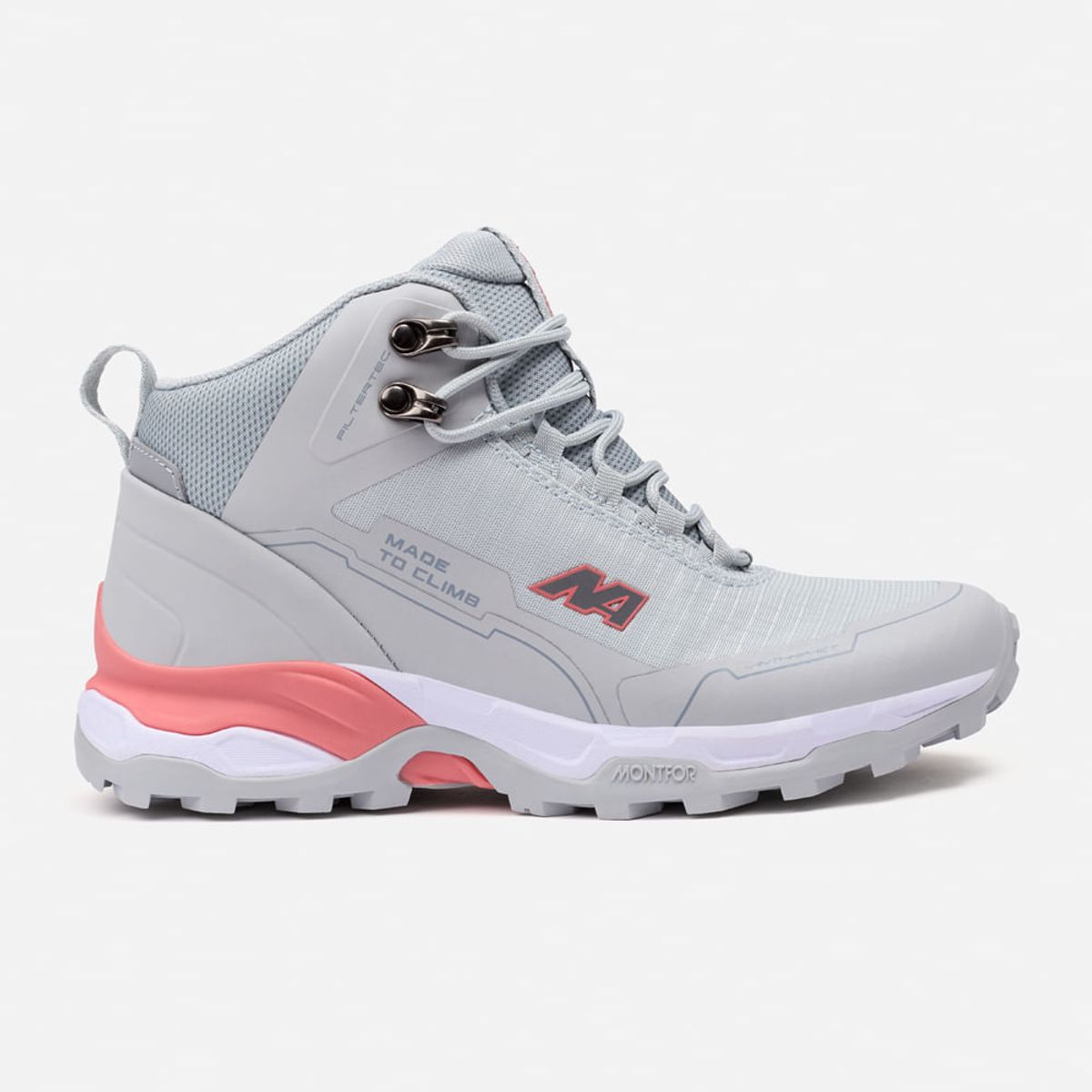 NEW ATHLETIC - Zapatillas New Athletic Outdoor Montfor35 Gris Con Coral Mujer