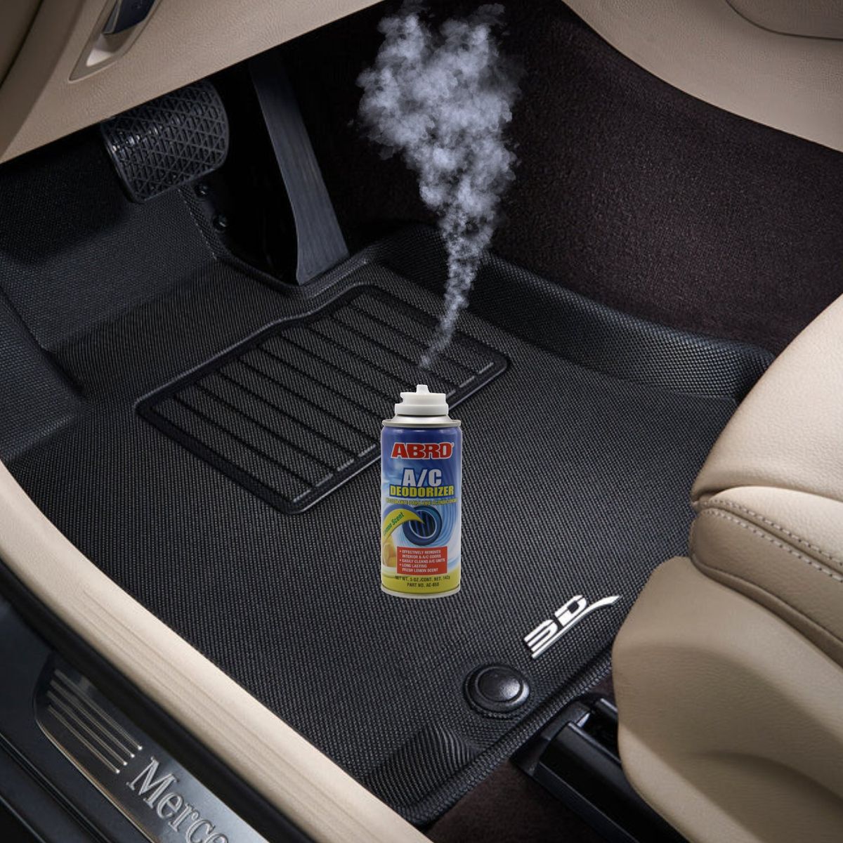 ABRO - Limpiador de Aire Acondicionado Aroma Limón 5Oz142gr