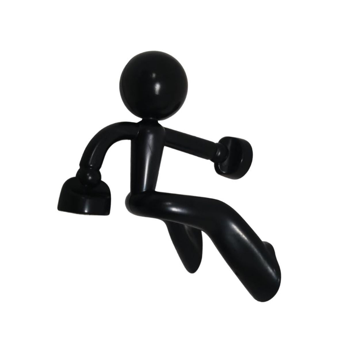 SHEEPBUSTER - Porta llave magnetico hombre colgando negro