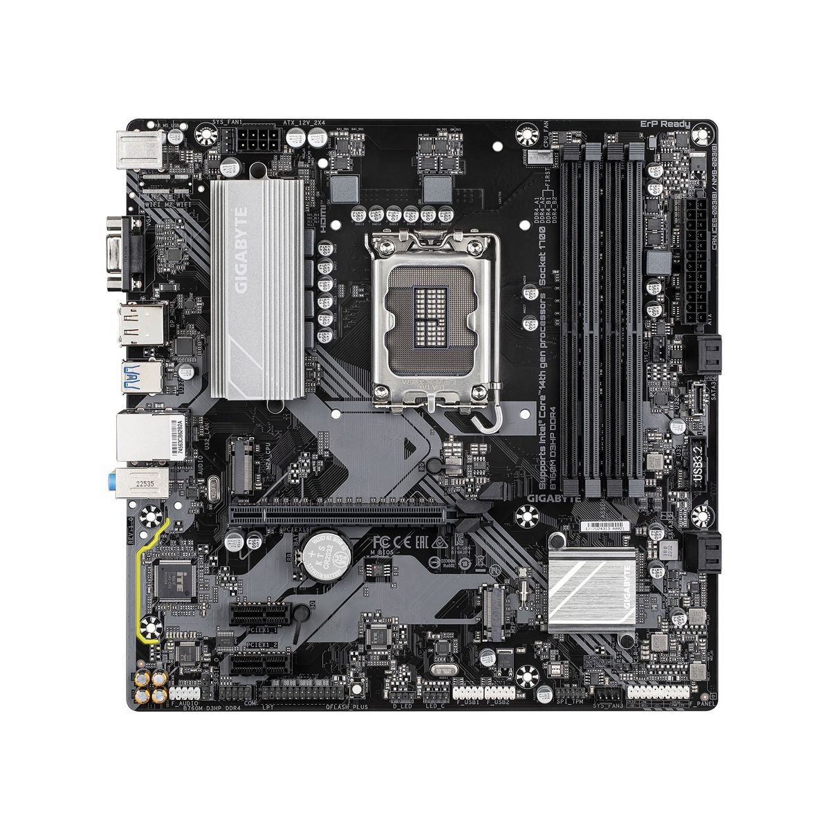 GIGABYTE - PLACA MADRE GIGABYTE CHIPSET B760 LGA1700 DDR4 PN B760M D3HP DDR4