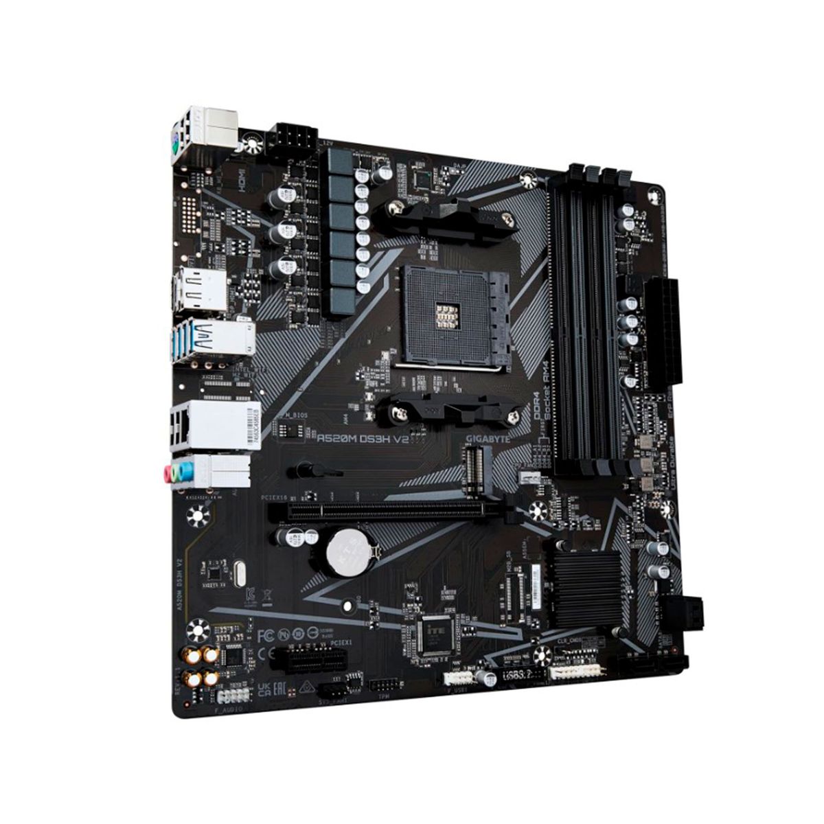 GIGABYTE - PLACA MADRE GIGABYTE CHIPSET AMD A520  AM4 DDR4 PN A520M DS3H V2