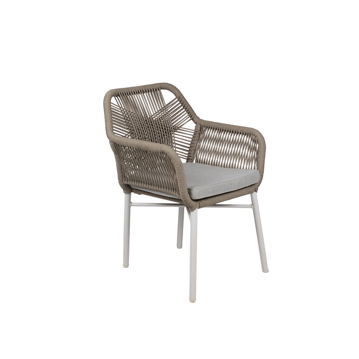 NIHM - Silla de Terraza Nora de Rattan Blanco