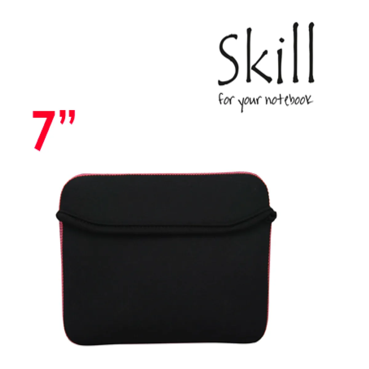 SKILL - Skill Funda para Tablet 7 Sleeve Negra con Rosa - LSIPAD2012A