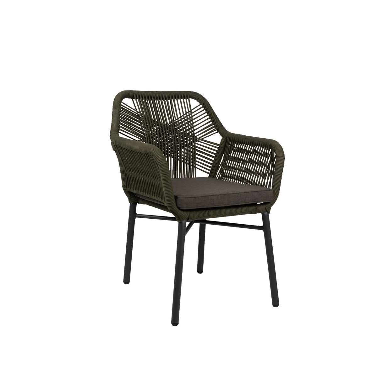 NIHM - Silla de Terraza Nora de Rattan Verde