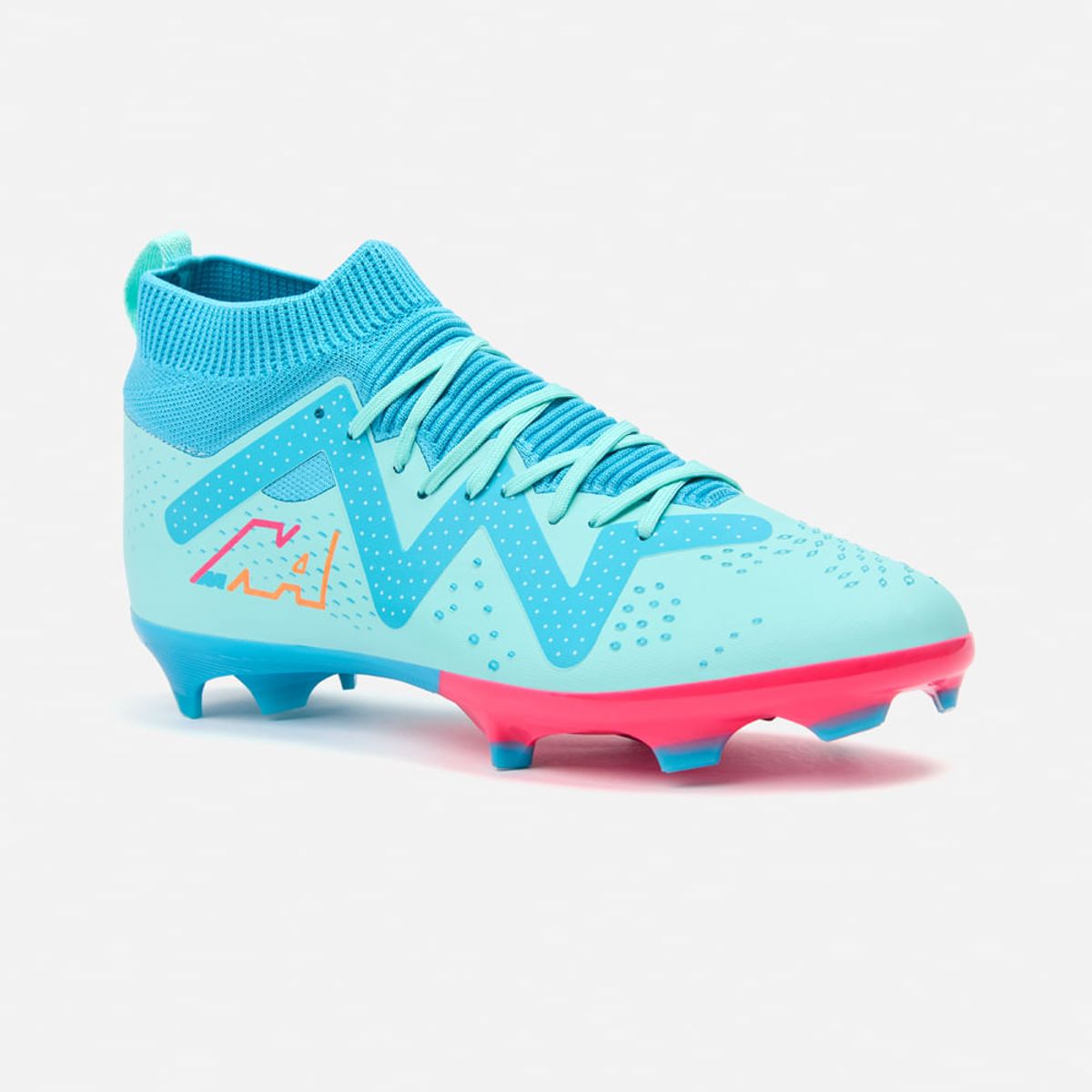 NEW ATHLETIC - Zapatillas New Athletic Football Slabs95 Verde Menta Con Celeste Hombre