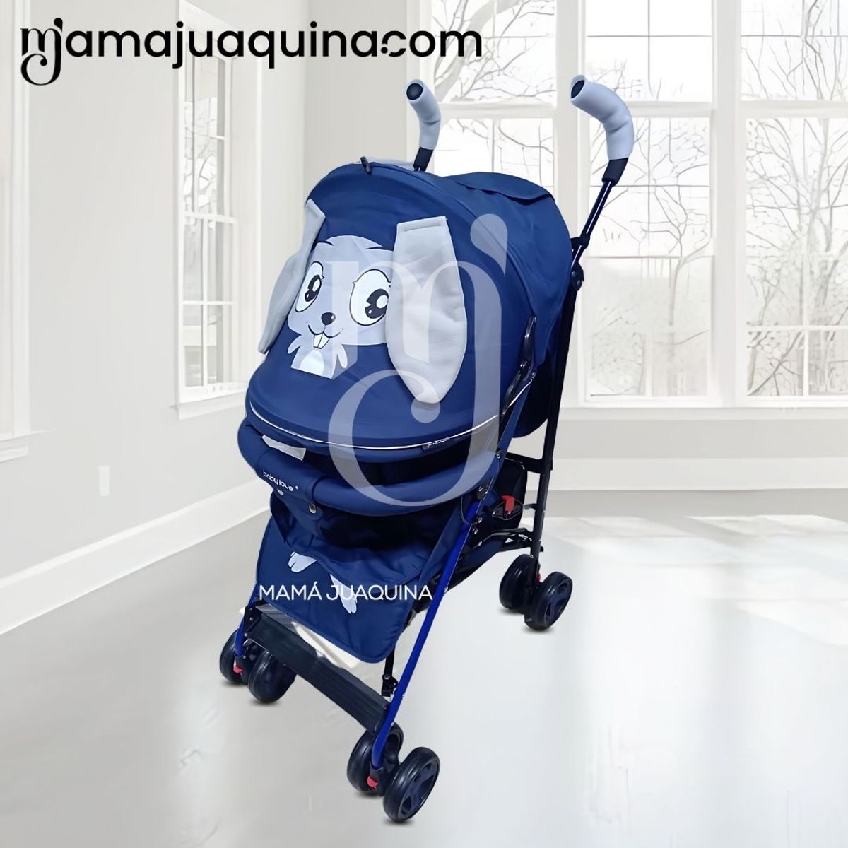 BABY - Coche Bastón con diseño «COPITO» Blue