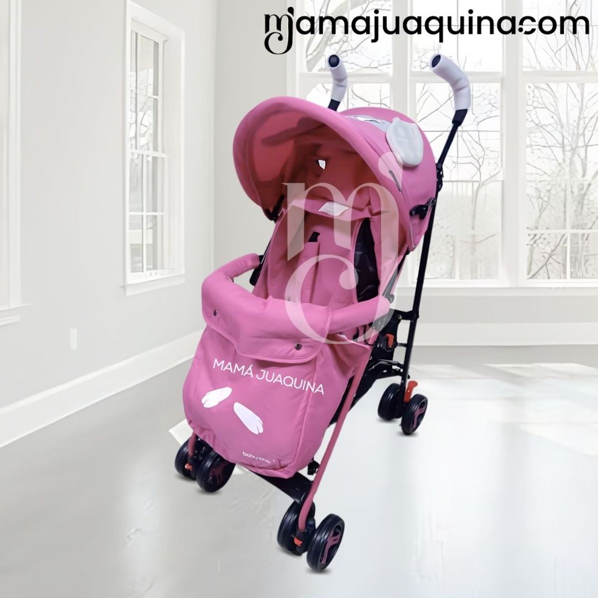 BABY - Coche Bastón con diseño «COPITO» Pink