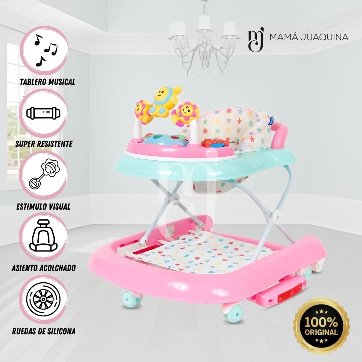 CONFORT - Andador Musical Confort Kids «EMOND» Pink