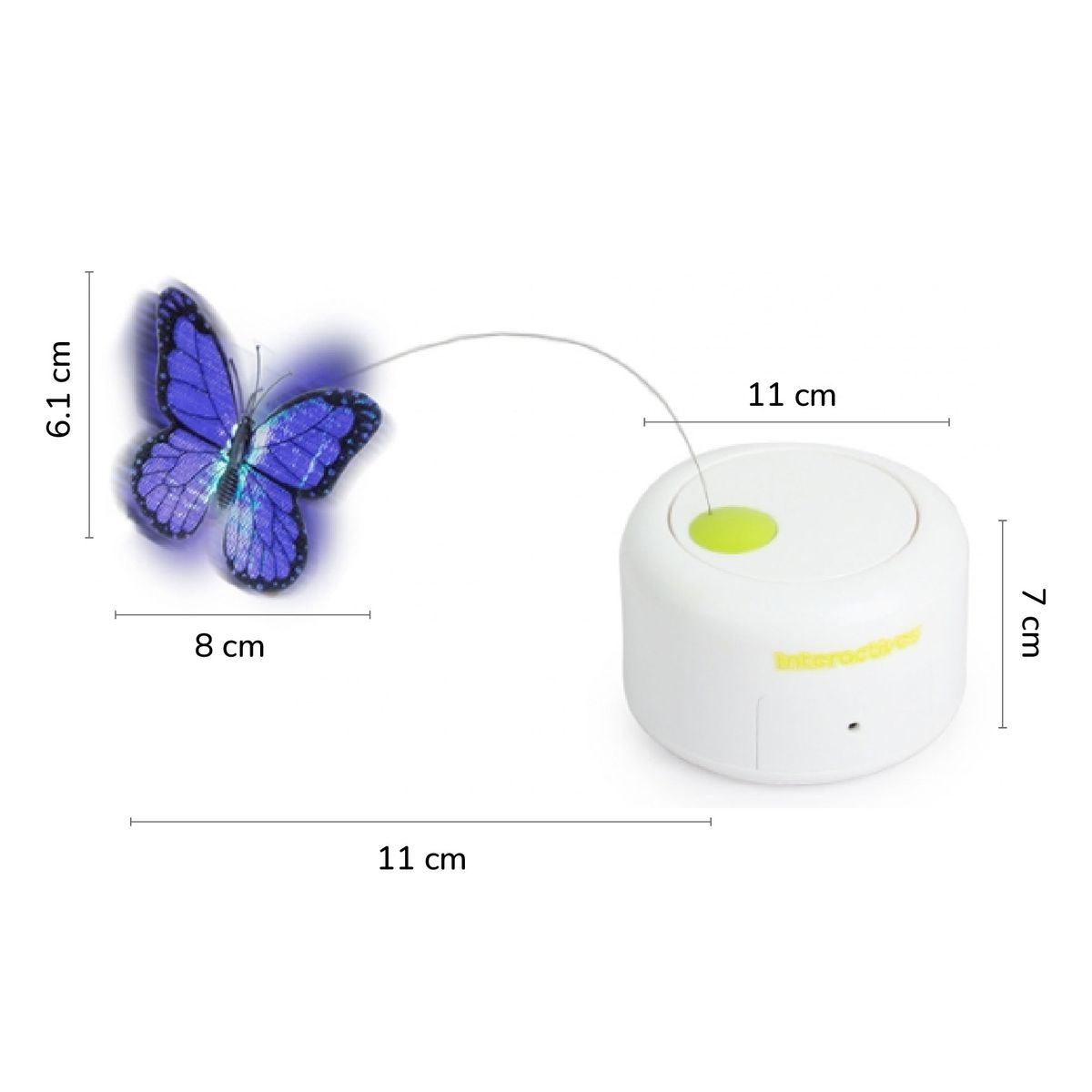 ALL FOR PAWS - Mariposa Voladora con sensor de movimiento AFP