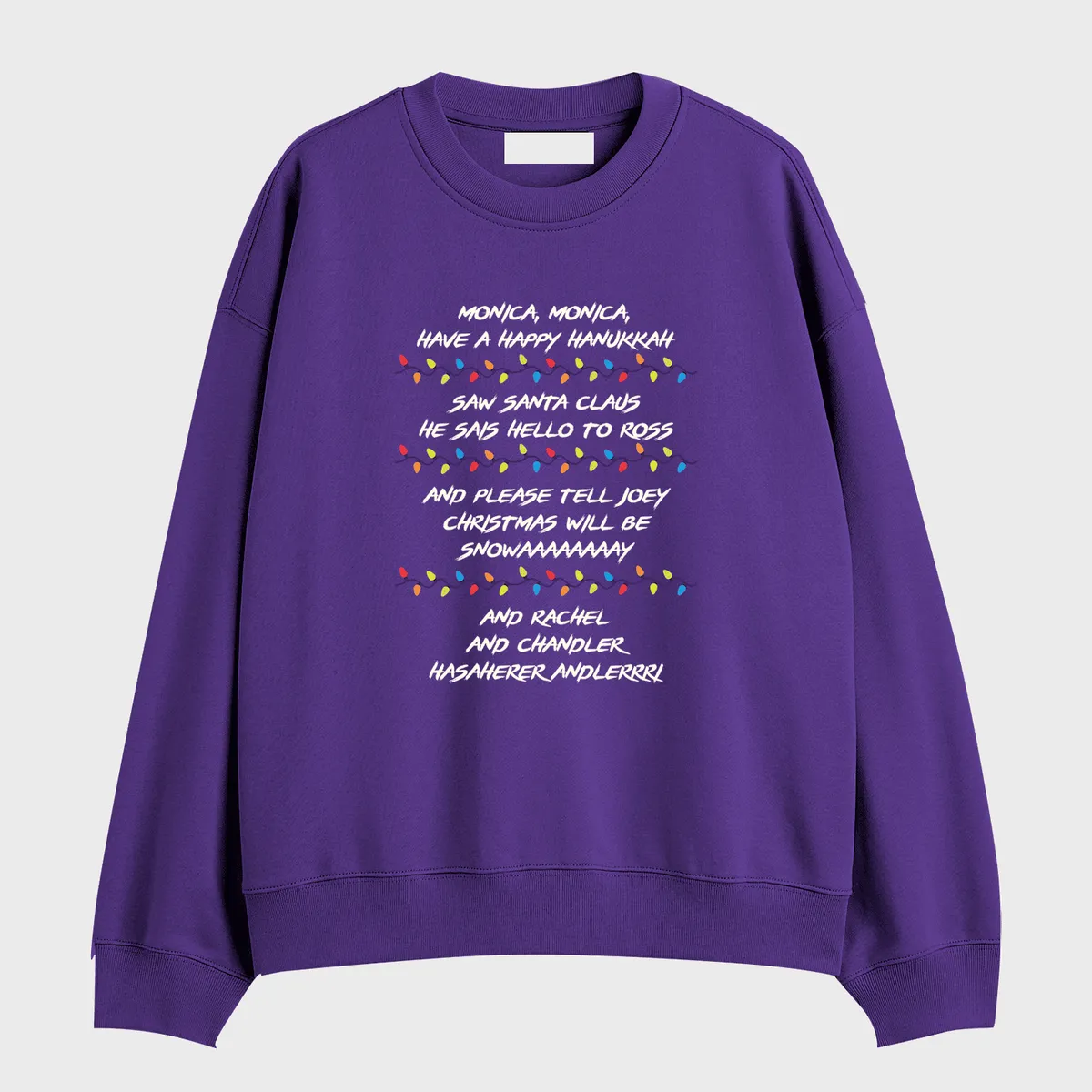 GENERICO - Polera Cuello Redondo Christmas Friends