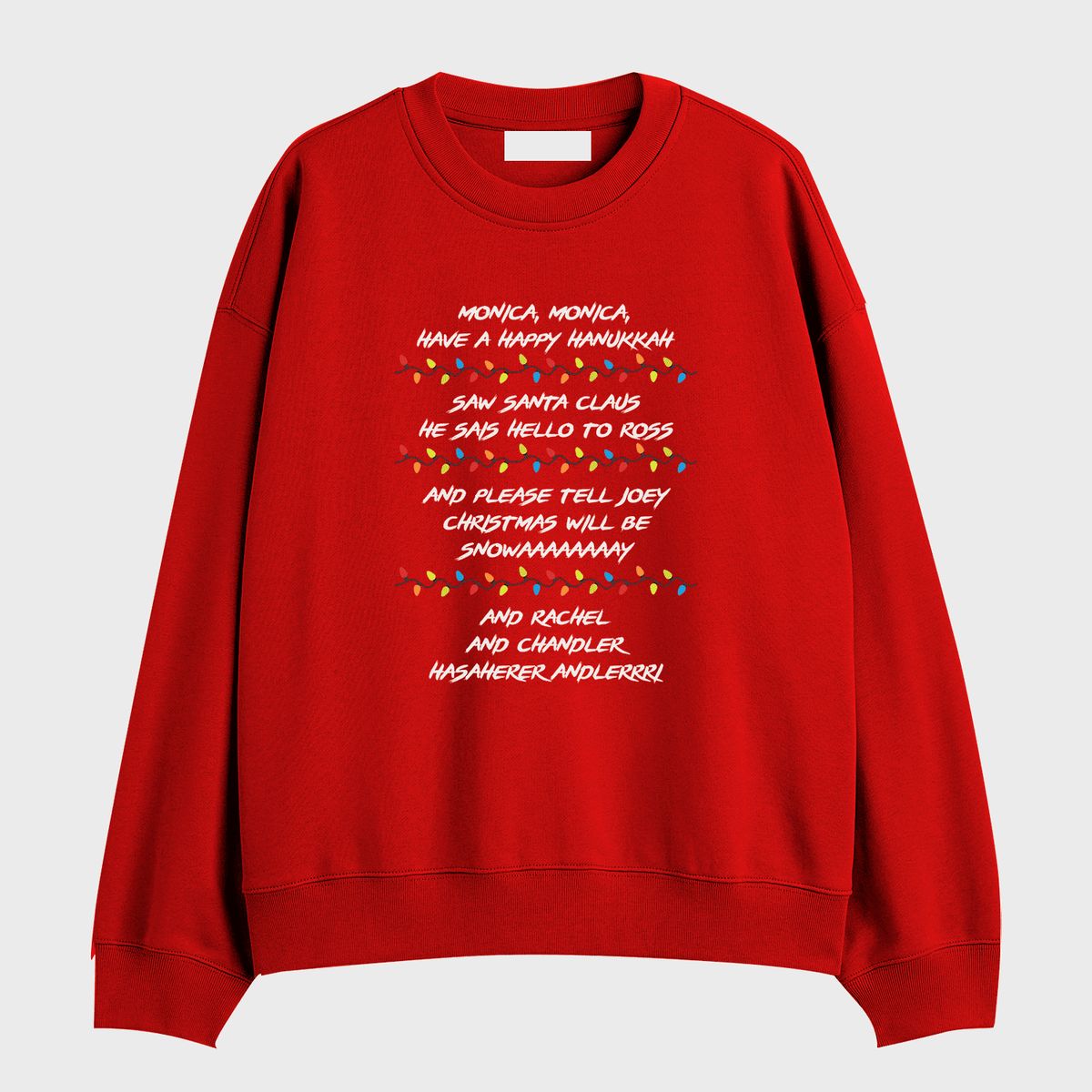 GENERICO - Polera Cuello Redondo Christmas Friends