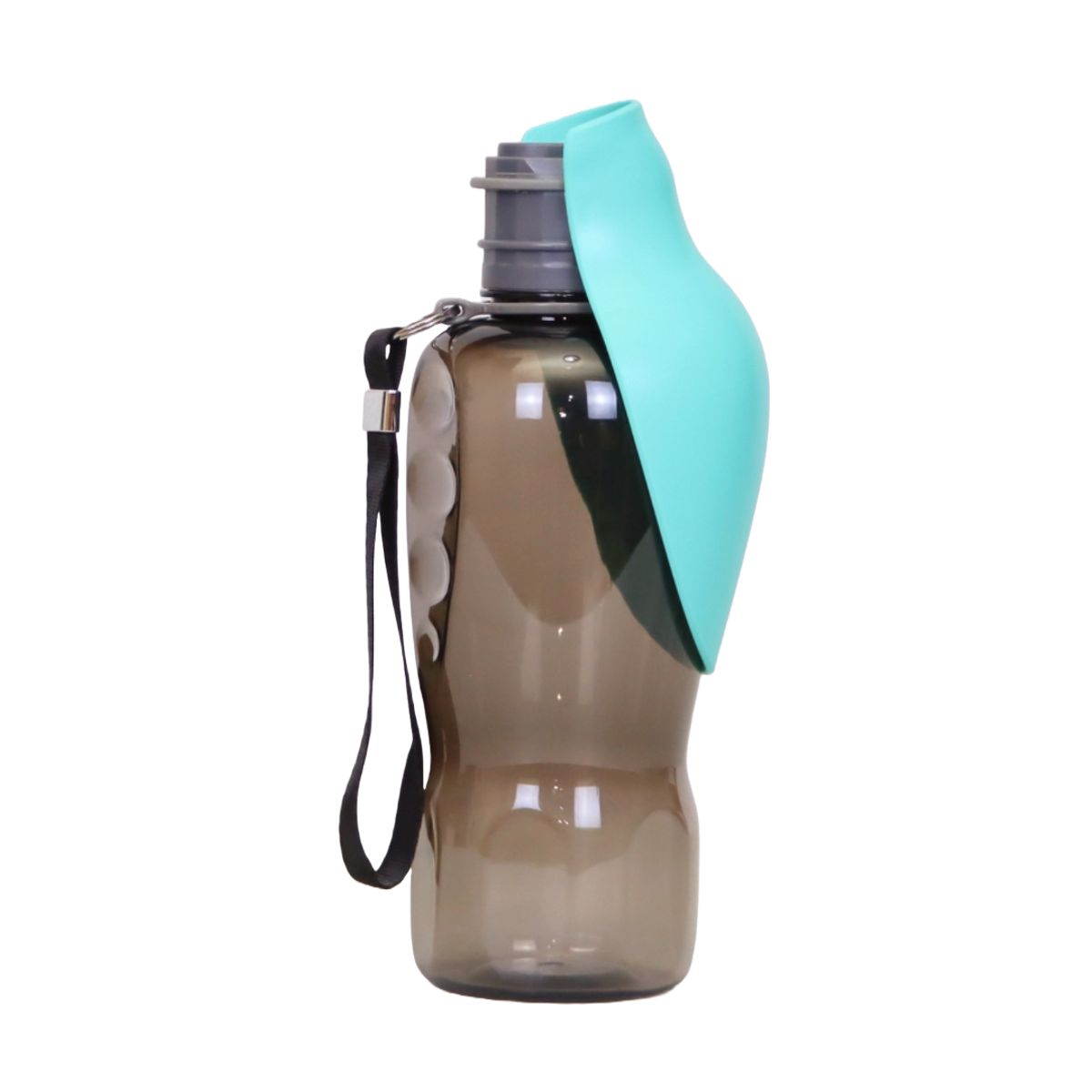 GENERICO - BOTELLA PARA PERROS PORTÁTIL Y CON CORREA - BEBEDERO VERDE