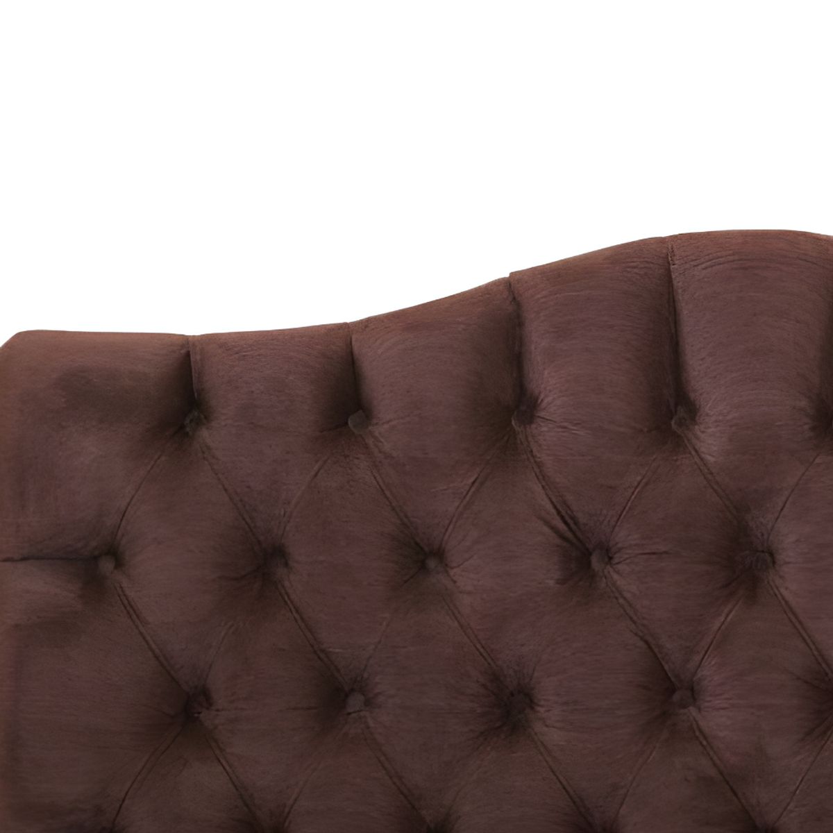 HOGAR & SPACIOS - HYS CABECERA 2 PLZ REINA CAPITONE MARRON OSCURO