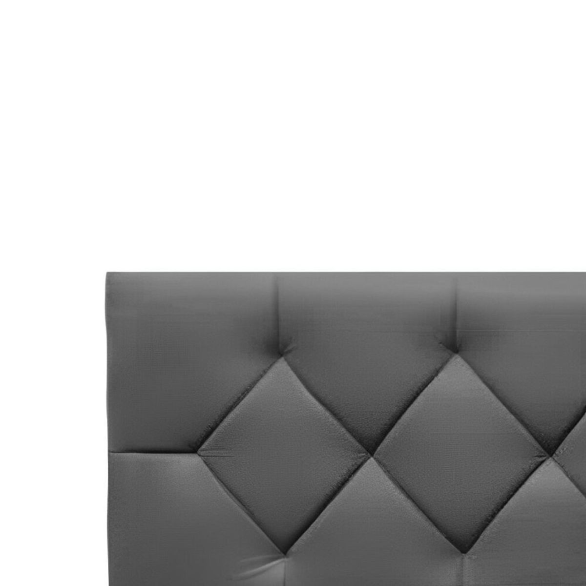 HOGAR & SPACIOS - HYS CABECERA 1.5 PLZ GRANT GRIS OSCURO