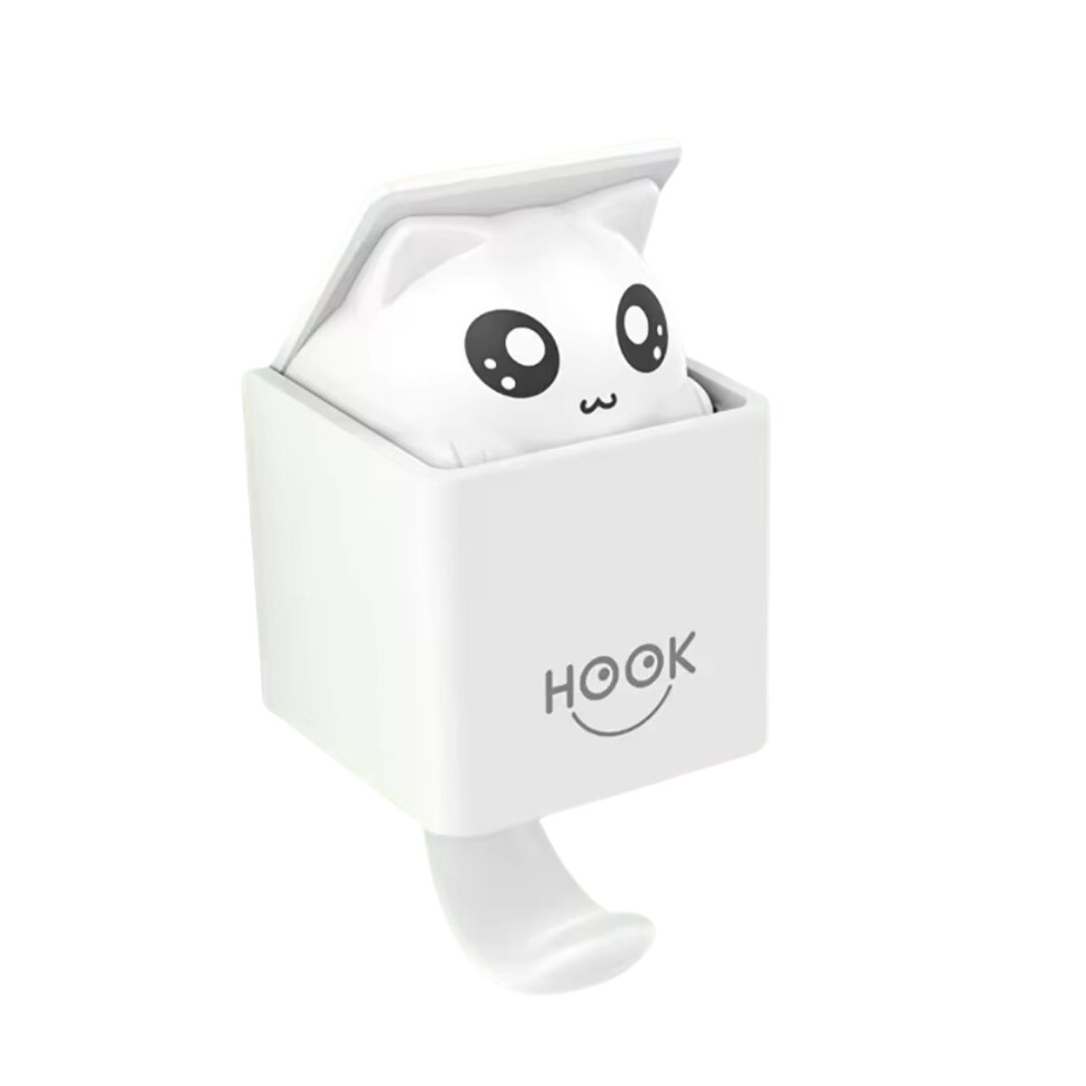 SHEEPBUSTER - Colgador de Pared Gato Blanco