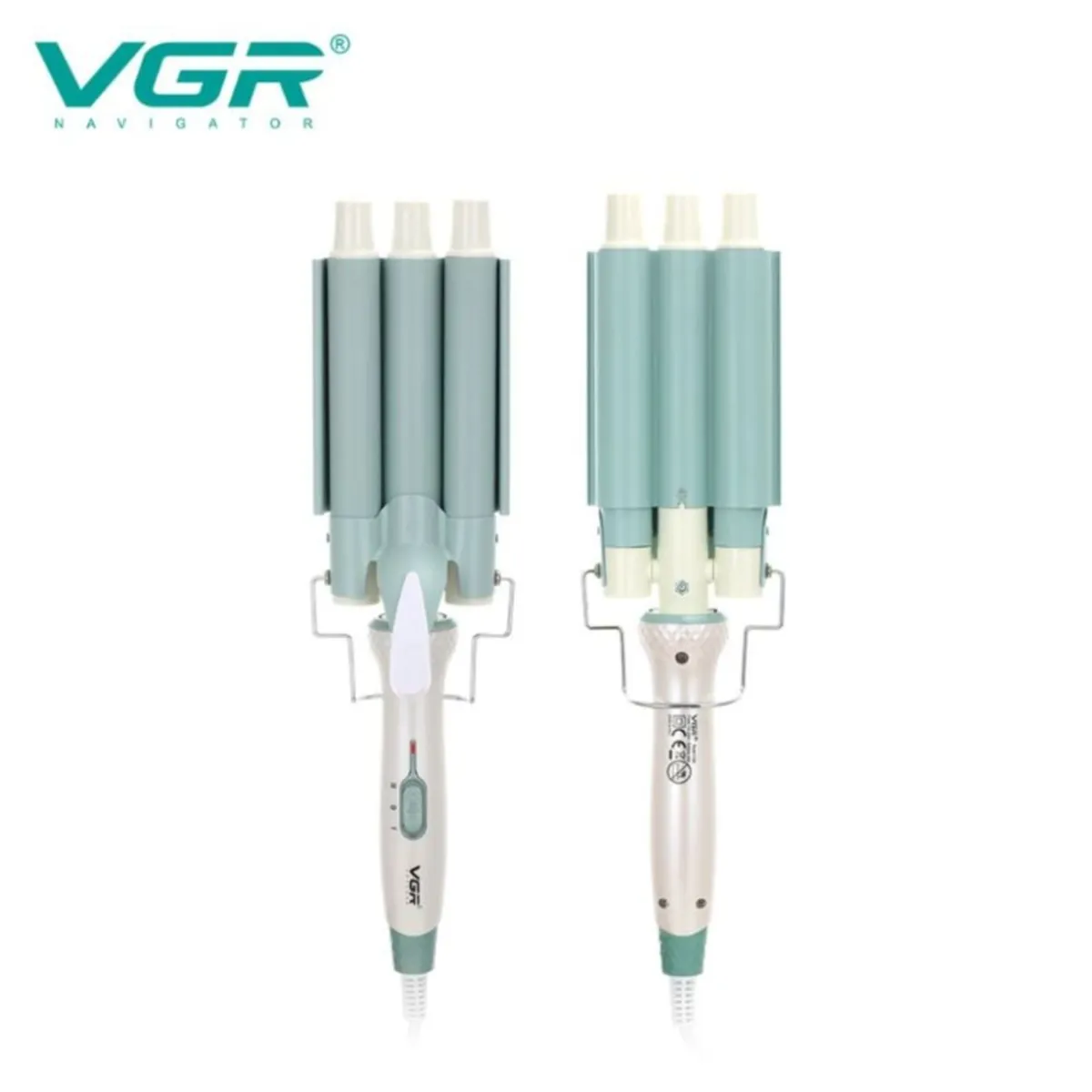 GENERICO - Pinza Rizadora Para Cabello 3 Tubos Vgr V595