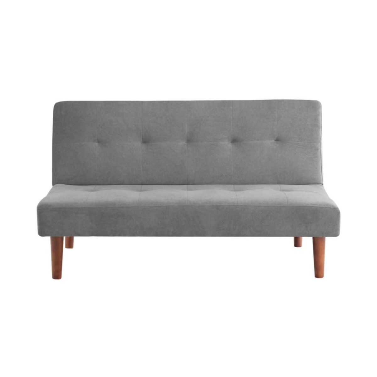 HOGAR & SPACIOS - HYS FUTON 2 CUERPOS BATTI GRIS