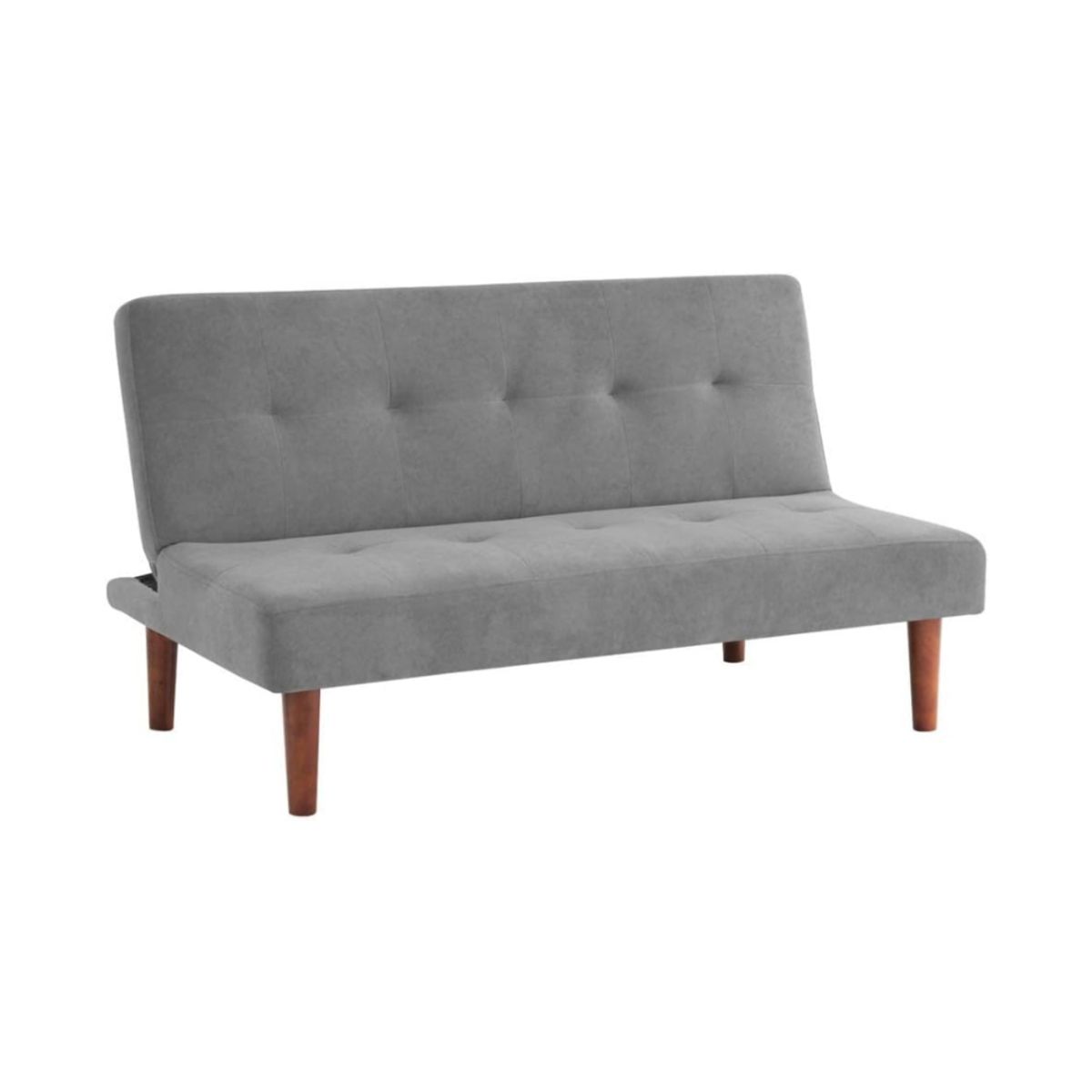 HOGAR & SPACIOS - HYS FUTON 2 CUERPOS BATTI GRIS