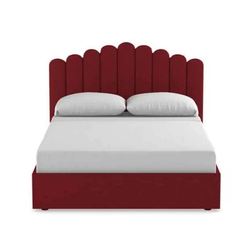 HOGAR & SPACIOS - HYS DORMITORIO 2 PLZ TORILL ROJO OSCURO