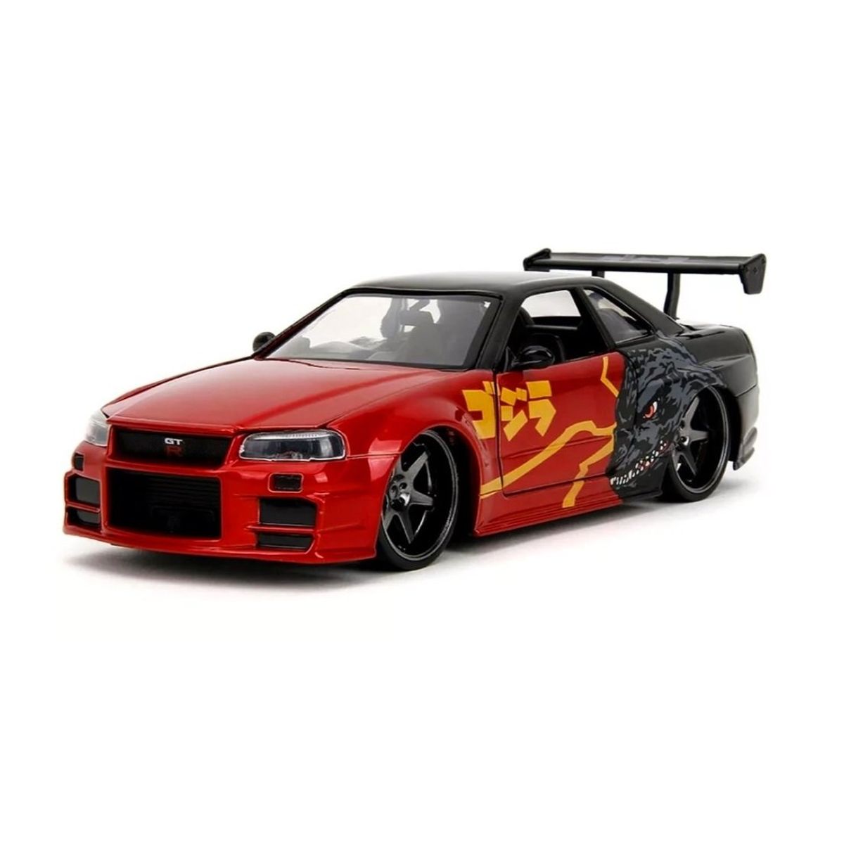 JADA TOYS - Auto Colección NISSAN SKYLINE GT R34 GODZILLA ESCALA 1: 24