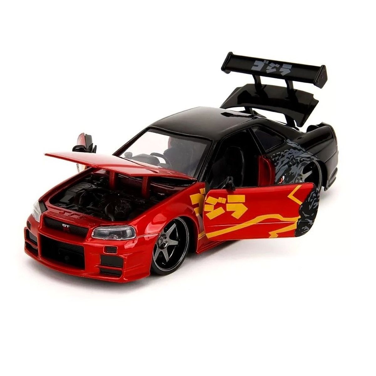 JADA TOYS - Auto Colección NISSAN SKYLINE GT R34 GODZILLA ESCALA 1: 24