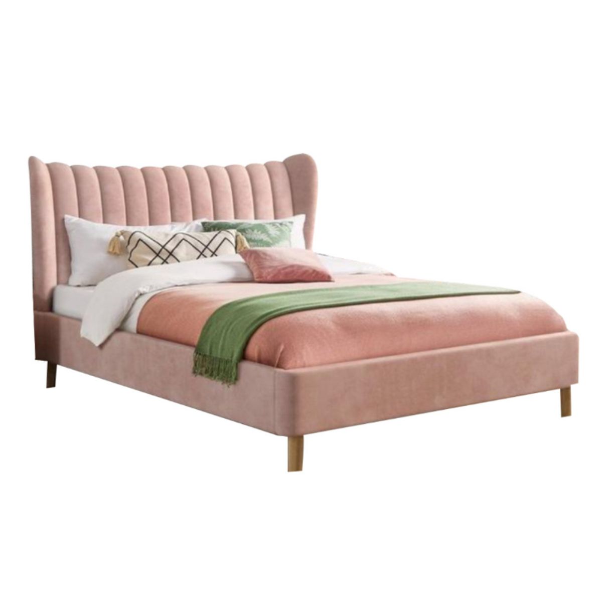 HOGAR & SPACIOS - HYS DORMITORIO 2 PLZ FLORENCE ROSADO