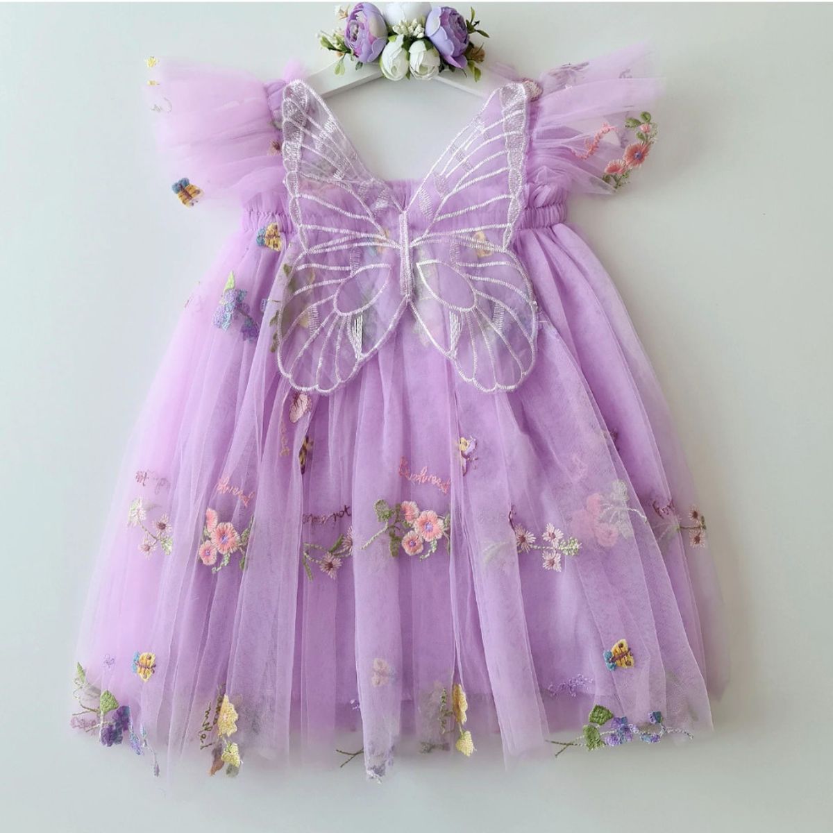 GENERICO - VESTIDO PARA BEBE DE MARIPOSAS