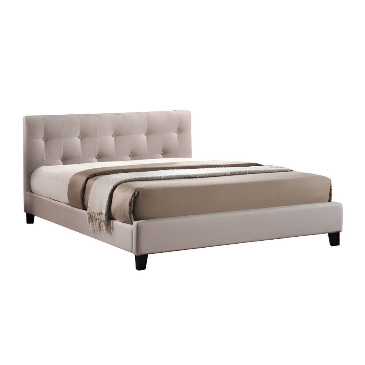 HOGAR & SPACIOS - HYS DORMITORIO 2 PLZ BENAZ MARRON CLARO